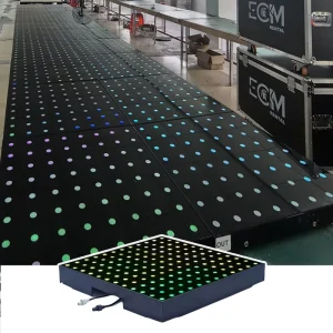 White Movable Kinetic 3D Interactive LED Dance Floor, DMX512, 50 cm, 5 cm x 7 cm