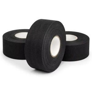 White Rubber Hockey Stick Tape, High-Grip, Moisture-Resistant Cotton Cloth for Ice Hockey