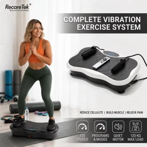 White Whole Body Vibration Plate Supplier