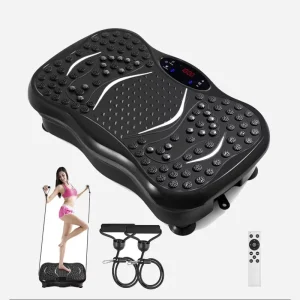 Whole Body Fitness Exercise Machine Vertical Vibration Plate Platform for Effective Calorie Burning