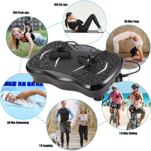 Whole Body Massage Vibration Plate Exercise Machine, Vertical Vibration, Home Use