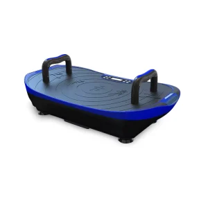 Whole Body Vibrating Plate Machine with Handle and Resistance Bands, Vertical Vibration Platform