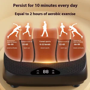 Whole Body Vibration Plate Exercise Machine Full Body Shaker Platform for Home Fitness
