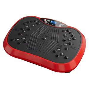 Whole Body Vibration Plate Exercise Machine with Resistance Bands and Remote Control