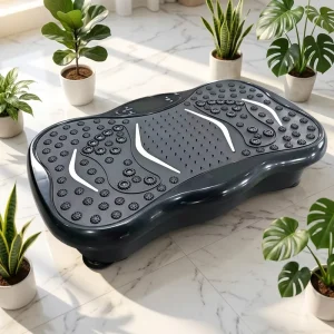 Whole Body Vibration Plate Machine, 200W Motor, 1-12mm Amplitude, Portable Home Fitness Platform