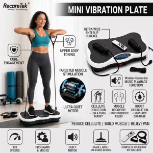 Whole Body Vibration Platform Exercise Machine, Indoor Fitness Equipment, Home Use