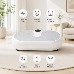 Whole Body Vibration Shaker Machine Anti-Slip Foot Pad Vibration Plate Home Fitness Training