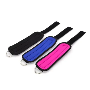 Wide Ankle Strap with Cushion Support for Resistance Band