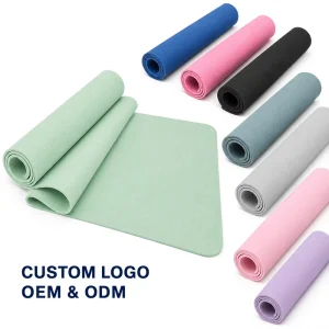 Wide TPE Yoga Mat 183x61cm 6mm Rectangular Waterproof Two-Color Sports Mat for Pilates Manufacturer