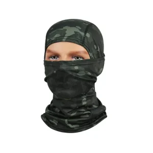 Winter Breathable Orange Balaclava Windproof Face Cover for Skiing Motorcycling Biking and Beach Use