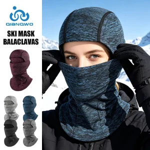 Winter Full face Windproof Helmet Liner Neck Warmer Cold resistant Ski Cycling Face Mask Balaclavas