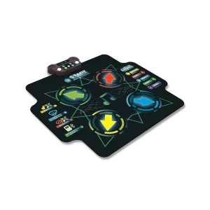 Wireless Bluetooth Electronic Dance Mat with Lights for Kids, Plastic