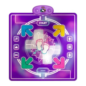 Wireless Electronic Dance Mat with Light-Up Music for Kids Ages 3-12