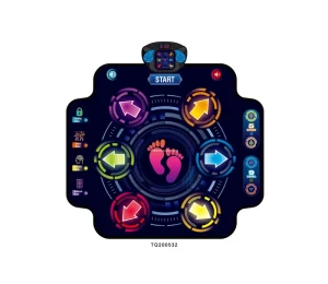 Wireless Foldable Non-Slip Dance Mat with Multi-Mode and Volume Control for Kids and Adults