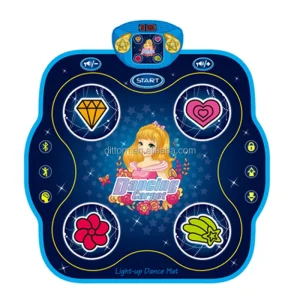 Wireless Light-Up Dance Game Playmat Music Mat