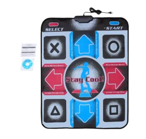Wireless Motion-Sensing Dance Mat for Computer and TV, Fitness Game Pad, 11mm USB