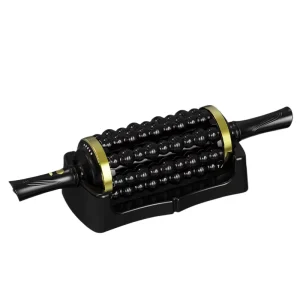 Wireless Remote Control Rolling Percussive Massager with Hands-Free Base
