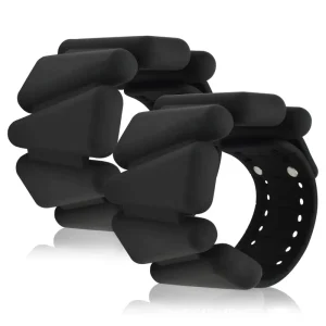 Women’s Adjustable Silicone Ankle and Wrist Weight Bracelets for Exercise, Walking, and Running