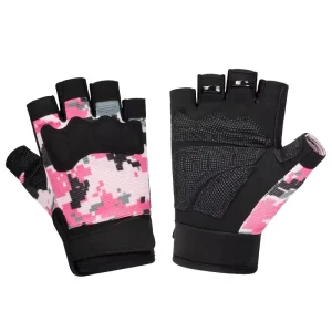 Women’s Breathable Half-Finger Gym Hand Protection Gloves