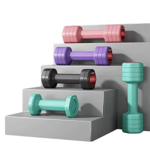 Women’s Fitness Dumbbells 2 5lb Adjustable Weight Dumbbell Exercise Equipment Arm Muscle Training Dumbbells