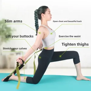 Women’s High Elasticity Stretch Band for Fitness Dance Yoga Splits Training Body Slimming Polyester Cotton 150cm Tension Ropes