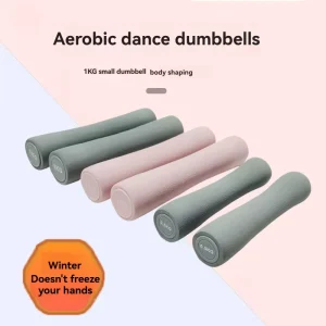Women’s Lightweight Sponge Dumbbells for Aerobic Exercise and Arm Toning, Soft Foam Grip