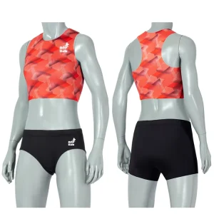 Women’s Running Set Lightweight Breathable Sublimation Printing Quick-Drying for Marathon