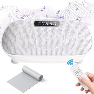 Women’s Silicone Pedal Vibration Plate Machine with Lymphatic Drainage Platform