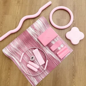 Women’s Silicone Weight Pilates Set with Yoga Mat