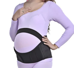 Women’s Soft Daily Adjustable Lumbar Back Brace Support Belt