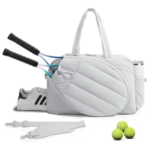 Women’s Waterproof Sports Racket Bag with Shoe Compartment