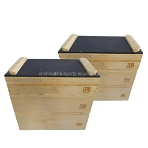 Wood Jerk Plyoboxes for Weight Lifting