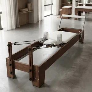 Wood Pilates Reformer Red Oak for Studio and Commercial Use CE