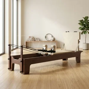 Wood Pilates Reformer with Thickened German Springs Pilates Machine CE ISO Certified
