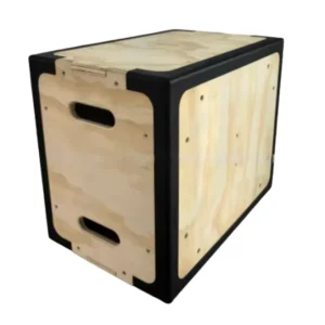 Wooden 3-in-1 Soft-Edge Plyo Box
