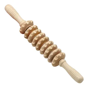 Wooden Body Massage Roller for Deep Tissue Massage and Muscle Recovery