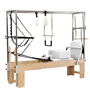 Wooden Cadillac Pilates Reformer W25 3 in 1 Oak Machine for Studio Workout