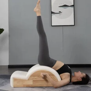 Wooden Oak Pilates Spine Corrector for Home and Professional Gyms Back Stretching Spine Training