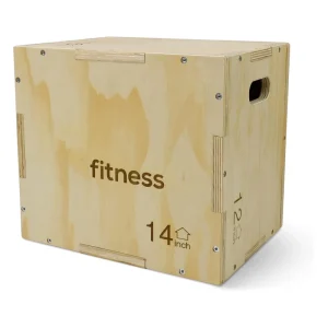 Wooden Plyo Box Plyometric Jump Training Squat Plyometric Exercise Box with Multiple Heights Home Gym Exercise Equipment