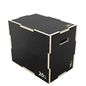 Wooden Plyo Jump Box, Non-Slip