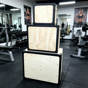 Wooden Plyometric Gym Fitness Box Soft Jump for Indoor Training Plywood Custom Logo Available