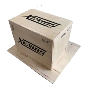 Wooden Plyometric Jump Box, 20, 24, and 30 in