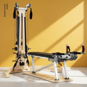 Wooden Spiral Movement Training Machine MJD W42A for Yoga Studio Equipment