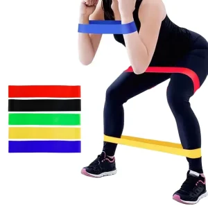 Workout Elastic Band Booty Yoga Gym Resistance Print Fitness Tension Bands Set