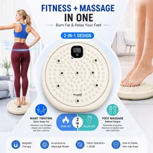 Workout Equipment Home Gym Exercise Machine Waist Twisting Disc Smart Digital Twist Board Body Twisting Exercise Core Fitness