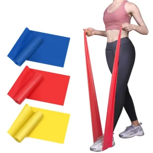 Workout Fitness Accessories Equipment Long Latex Yoga Stretch Band Sets Mini Exercise Resistance Band