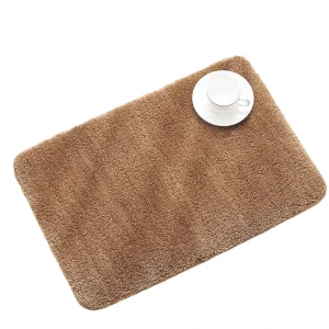 Woven Loop Pile Kilim Microfiber TPR Back Non-Slip Waterproof Pet-Friendly Sanitized Entrance Door Mat