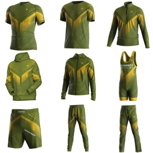 Wrestling Gear Set with Uniform and Grappling Gear for Training and Competition