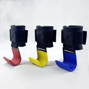 Wrist Wraps with Weightlifting Hooks for Deadlifts and Pull-Ups