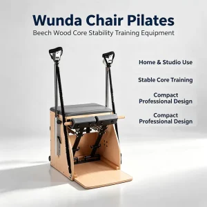 Wunda Chair Pilates Beech Maple Oak Wood Frame Balance Core Stability Training Equipment for Home Studio